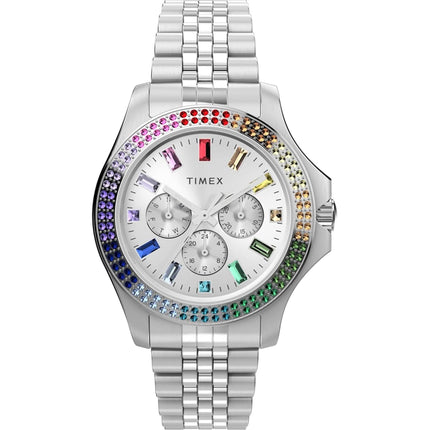 Timex Women's Watch - Quartz Silver Tone Dial Stainless Steel Bracelet | TW2W33000VQ ,