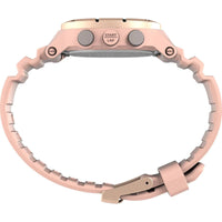 Timex Unisex Digital Watch - Command Quartz Pink Dial Silicone Strap | TW5M35700VQ ,