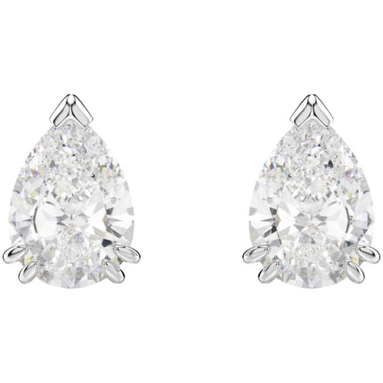 Swarovski Women's Stud Earring - Stilla Pear-Cut Stones and Rhodium Plated | 5636713 ,