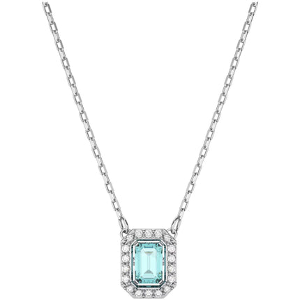 Swarovski Women's Pendant Necklace - Una Blue Octagon-Cut Dancing Stone | 5640289 ,
