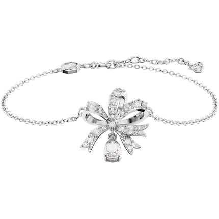 Swarovski Women's Bracelet - Hyperbola Bow-Inspired Shape Rhodium Plated | 5647581 ,