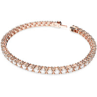 Swarovski Women's Bracelet - Matrix Circle of Clear Stones Rose Gold Tone | 5657659 ,