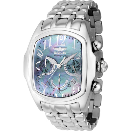 Invicta Men's Watch - Lupah Chronograph Platinum Mother of Pearl Dial Steel | 43152 ,