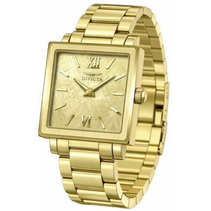 Invicta Women's Watch - Angel Automatic Square Gold Tone Dial Steel Bracelet | 50164 ,