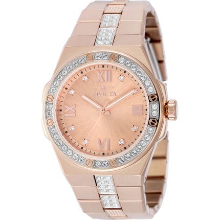 Invicta Men's Watch - Specialty Quartz Rose Gold Tone Dial Steel Bracelet | 50186 ,