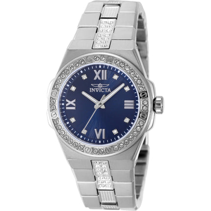Invicta Women's Watch - Specialty Quartz Blue Dial Stainless Steel Bracelet | 50187 ,