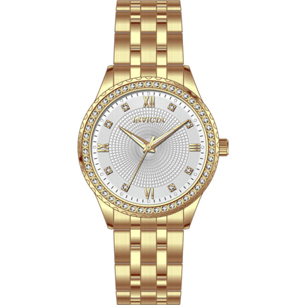 Invicta Men's Watch - Specialty Quartz White Dial Yellow Gold Steel Bracelet | 69216 ,