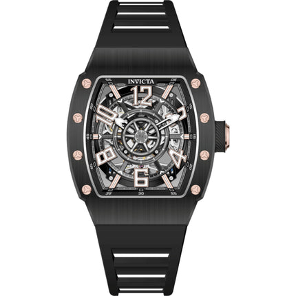 Invicta Men's Watch - S1 Rally Automatic Black Dial Silicone Rubber Strap | 69513 ,