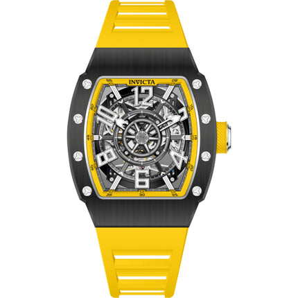 Invicta Men's Analog Watch - S1 Rally Automatic Yellow Silicone Rubber Strap | 69516 ,