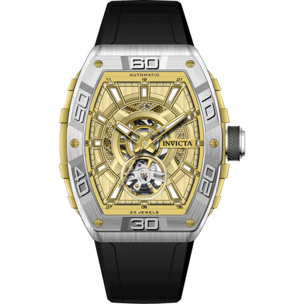 Invicta Men's Watch - S1 Rally Automatic Silver Case Black Silicone Strap | 69519 ,