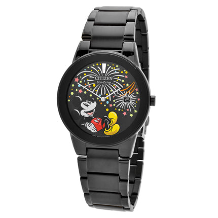 Citizen Unisex Watch - Disney Mickey Fiesta Eco-Drive Black Bracelet | AU1095-57W ,