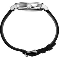 Timex Men's Watch - Standard Black Leather and Woven Fabric Strap | TW2V44000VQ ,