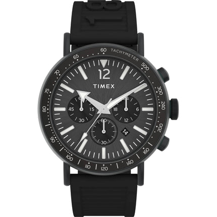 Timex Men's Watch - Standard Chronograph Black Dial Resin Strap Date | TW2V71900JR ,