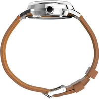 Timex Men's Watch - Marlin Automatic Brown Dial Leather Strap Analog | TW2W59300VQ ,