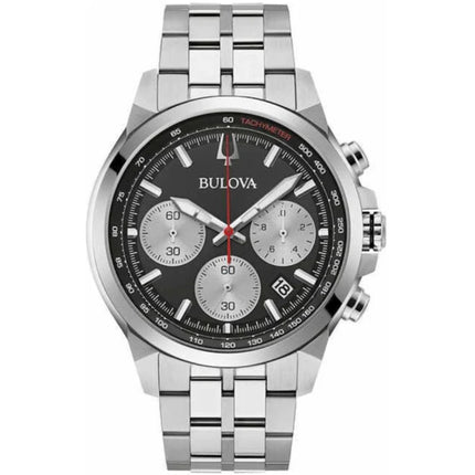 Bulova Men's Watch - Classic Chronograph Black and Silver Dial Bracelet | 96B392 ,