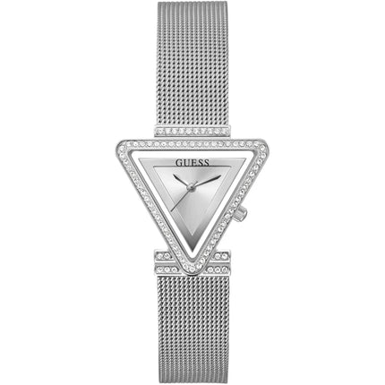 Guess Women's Watch - Quartz Silver Tone Dial Stainless Steel Mesh Bracelet | GW0508L1 ,