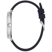Guess Men's Watch - Quartz Silver Case Navy Blue Dial Silicone Rubber Strap | GW0625G1 ,