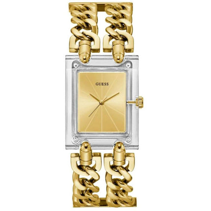 Guess Women's Watch - Quartz Champagne Dial Yellow Gold Steel Bracelet | GW0669L1 ,