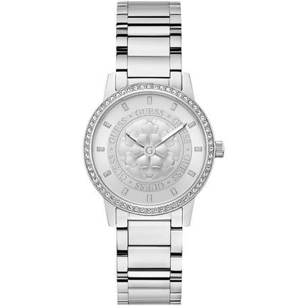 Guess Women's Analog Watch - Quartz Silver Tone Dial Silver Tone Bracelet | GW0747L1 ,