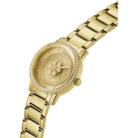 Guess Women's Watch - Quartz Champagne Dial Yellow Gold Steel Bracelet | GW0747L2 ,