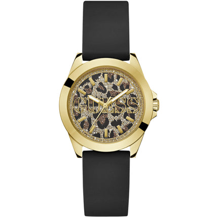 Guess Women's Watch - Quartz Brown, Black and White Dial Silicone Strap | GW0749L2 ,