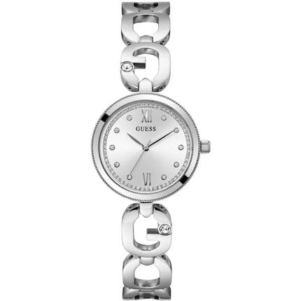 Guess Women's Analog Watch - Quartz Silver Dial Stainless Steel Bracelet | GW0759L1 ,