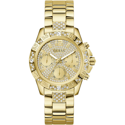 Guess Women's Watch - Quartz Champagne Dial Yellow Gold Bracelet Date-Day | GW0771L2 ,