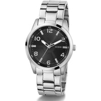 Guess Men's Watch - Monte Quartz Black Dial Stainless Steel Bracelet | GW0804G2 ,