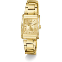 Guess Women's Watch - Bonnie Crystal Bezel Champagne Dial Yellow Gold Case | GW0874L4 ,