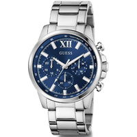 Guess Men's Watch - Walker Chronograph Blue Dial Stainless Steel Bracelet | GW0900G4 ,