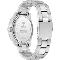 Guess Men's Watch - Letterman Chrono Black Dial Stainless Steel Bracelet | GW0904G1 ,