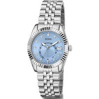 Guess Women's Watch - Jada Ice Blue Dial Stainless Steel Bracelet Crystal | GW0936L1 ,