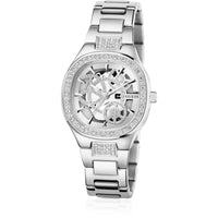 Guess Women's Watch - Electra Quartz Crystal Bezel Stainless Steel Bracelet | GW0941L1 ,