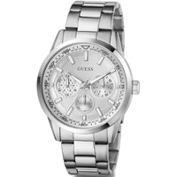 Guess Men's Watch - Trey Quartz Silver Tone Dial Stainless Steel Bracelet | GW0963G1 ,