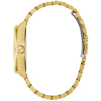 Guess Men's Watch - Quartz Gold Tone Dial Stainless Steel Bracelet Date | GW0977G2 ,