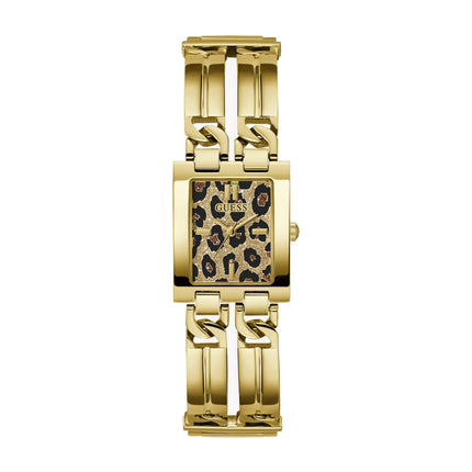 Guess Women's Watch - Mod ID Quartz Animal Print Gold Tone Dial Bracelet | GW0807L2 ,