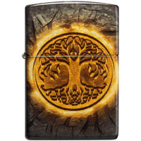 Zippo Windproof Pocket Lighter - Gleaming Tree of Life Design Brass finish | 46815 ,