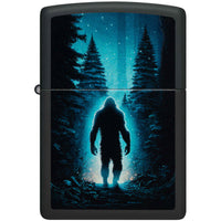 Zippo Pocket Lighter - Ultra Squatch Design Matte Black Metal Windproof | 46819 ,