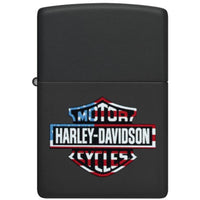 Zippo Pocket Lighter - Harley-Davidson Classic Logo Design Windproof | 47101 ,
