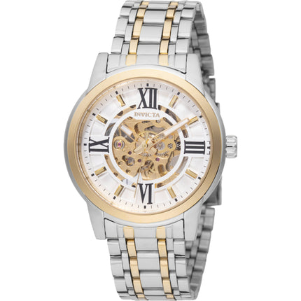 Invicta Men's Watch - Objet D Art Automatic Silver Dial Two Tone Bracelet | 69130 ,