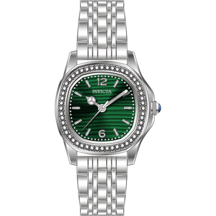 Invicta Women's Watch - Wildflower Quartz Green Dial Stainless Steel Bracelet | 69393 ,