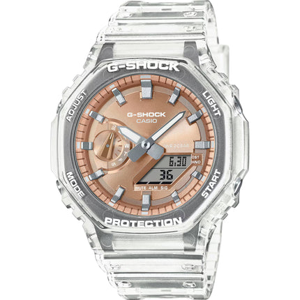 Casio Men's Watch - G-Shock Brown and Grey Analog-Digital Dial | GA-2100BM-7A5CR ,