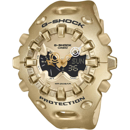 Casio Men's Watch - G-Shock Gold Tone and Black Analog-Digital Dial | GA-V01A-9ACR ,