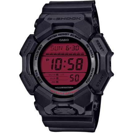 Casio Men's Watch - G-Shock Red Digital Dial Bio-Based Resin Strap | GD-010BBR-1CR ,