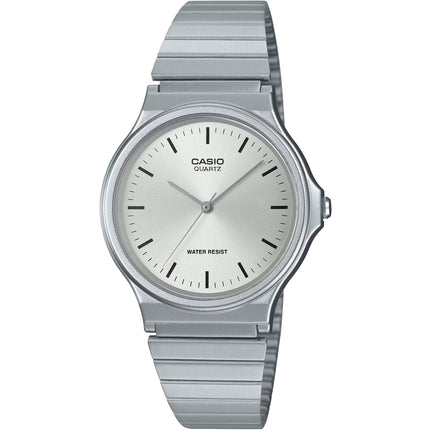 Casio Men's Watch - Quartz Silver Tone Dial Stainless Steel Bracelet | MQ-24D-7ECF ,