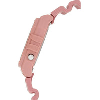 Casio Unisex Watch - Quartz Chronograph Grey Digital Dial Pink Strap | W-218HC-4AVCF ,