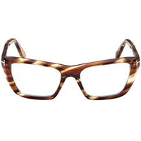 Tom Ford Women's Eyeglasses - Coloured Havana Acetate Cat Eye Frame | FT6047-B 54055 ,