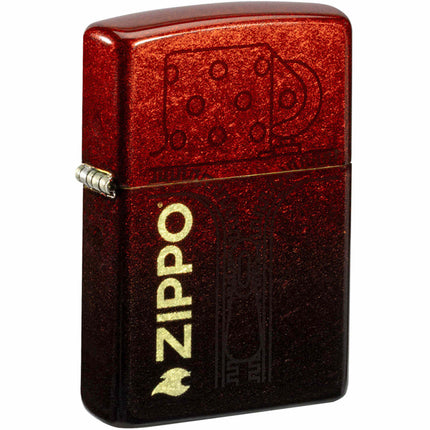 Zippo Windproof Lighter - 2024 Founder's Day Collectible 540 Tumbled Brass | 46213 ,