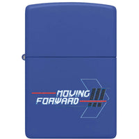 Zippo Windproof Pocket Lighter - Moving Forward Design Royal Blue Matte | 46375 ,