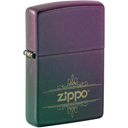 Zippo Windproof Pocket Lighter - Zippo Luxury Design Iridescent Metal | 48079 ,